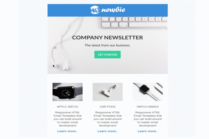 how to make responsive html email