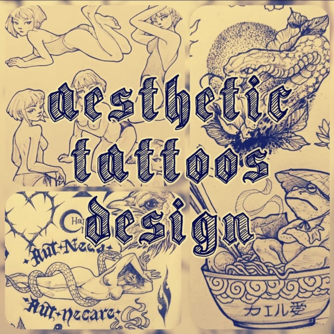 Aesthetics and nsfw tattoos designs by Juanmanuel_tatt Fiverr
