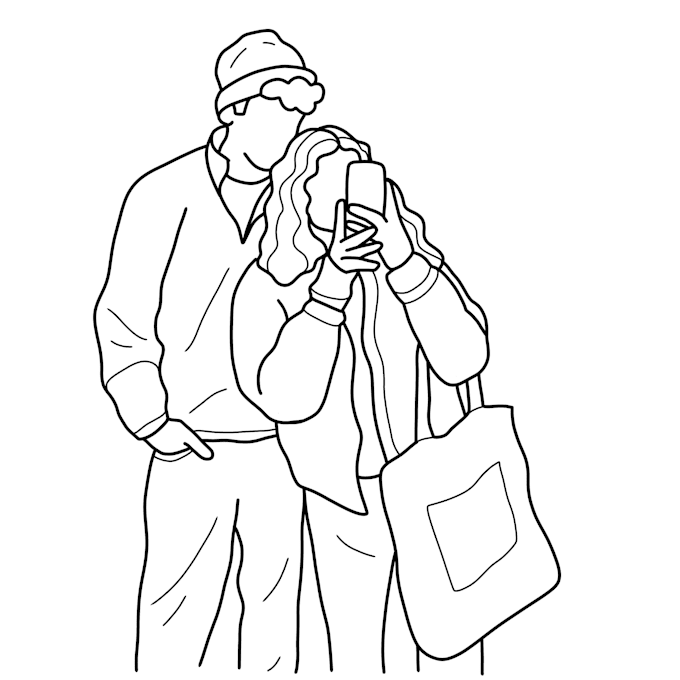 draw your couple picture for valentines