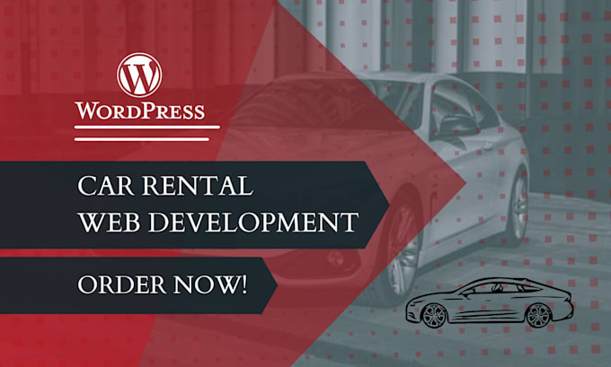 design professional car rental booking website for your business