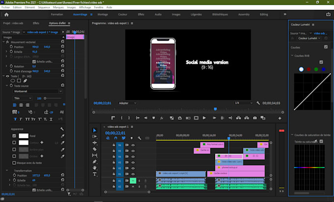 create a professional advertising video or promotional video