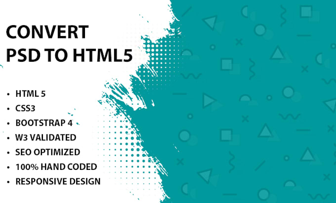 convert psd to html, xd to html, figma to html, sketch to html template design