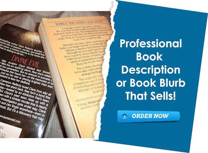 Write a blurb and tagline that will help your book sell by Ajakbooks