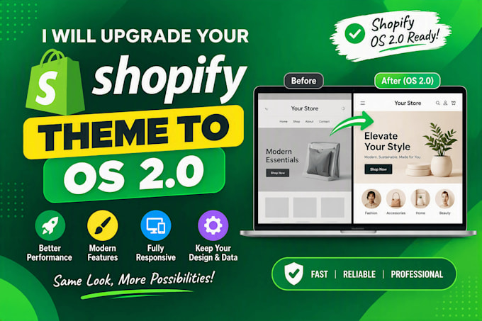 upgrade your shopify theme to os 2 0