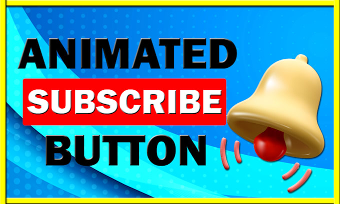 make like, subscribe button, bell icon animation for youtube