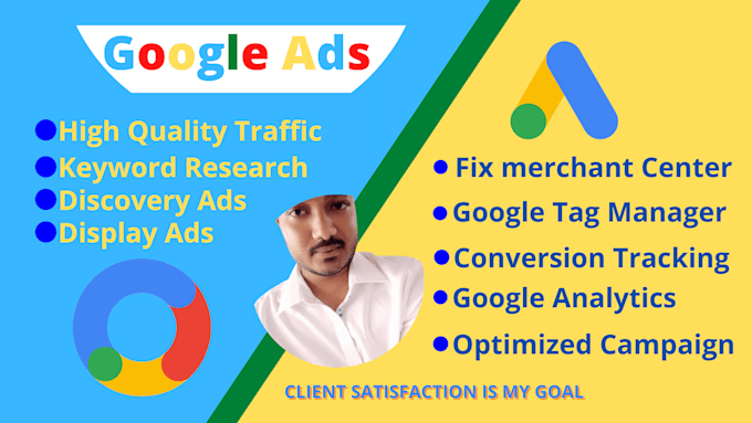 be your ads specialist setup google ads PPC campaign adwords