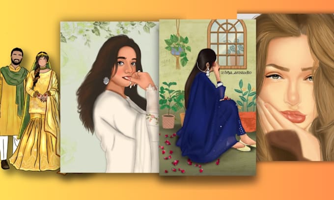 make unique digital artwork,invitations,cards for you