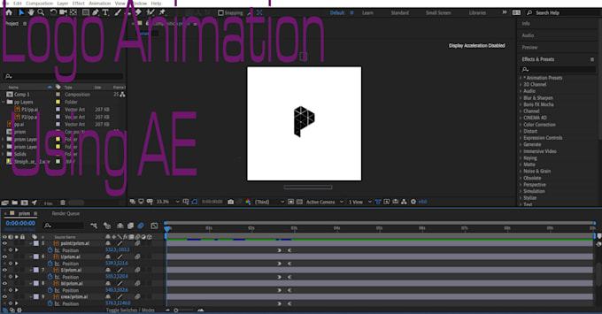 Smooth Animation Logo Animate your logo in a smooth and fluid way by Heisenberg0330 | Fiverr