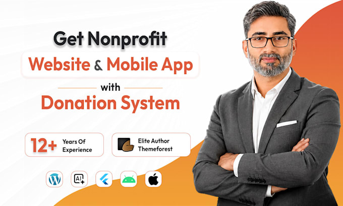 create perfect nonprofit wordpress website with ai supported donation system