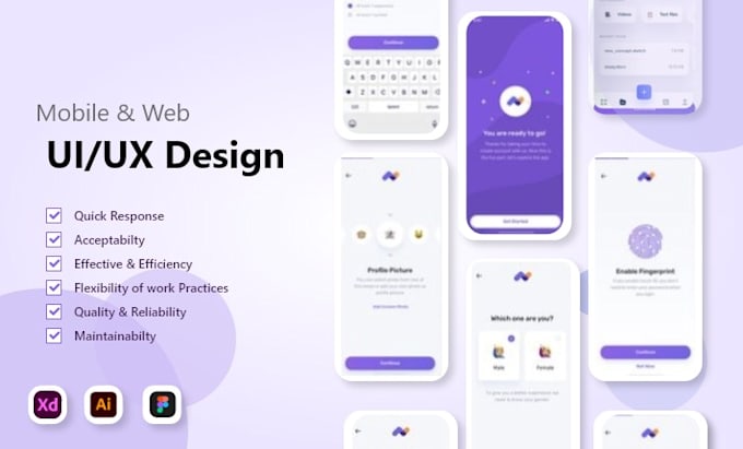 Create amazing ui ux design for your mobile app and web by Idev_techlab ...