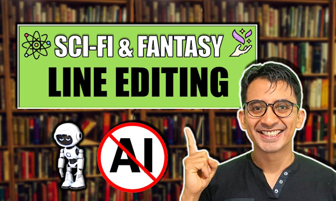 do line editing for your sci fi or fantasy book
