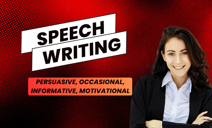 write informative speech persuasive speech occasional speech