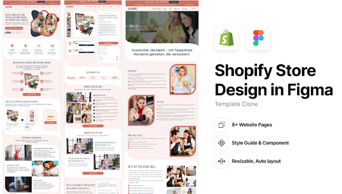 modern website UI, mobile app UI, landing page UI UX design in figma