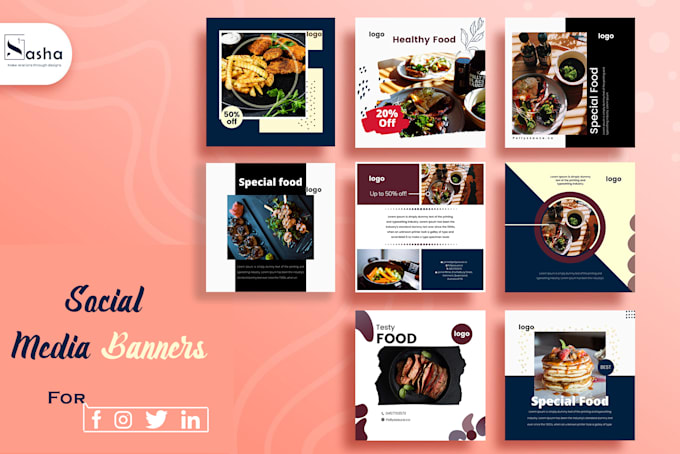 design creative menu post card poster banner