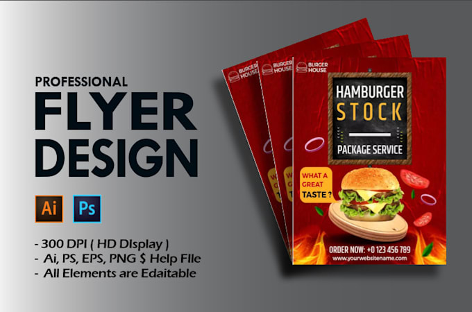 design professional flyer or one pager for you