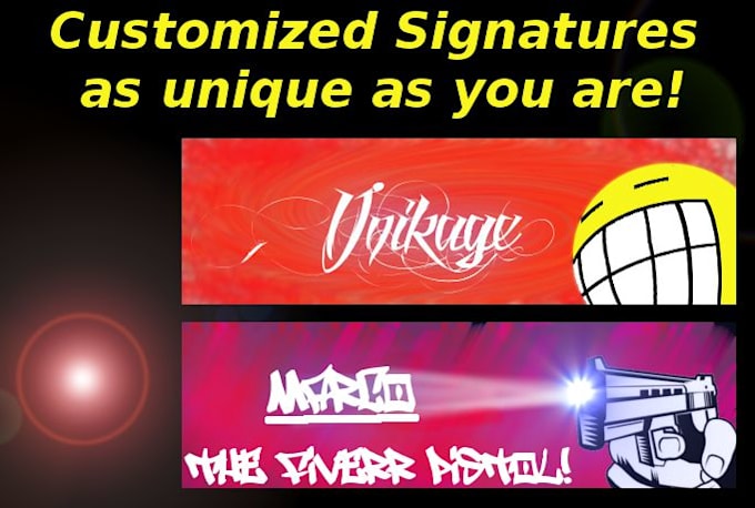 create for you a custom digital signature