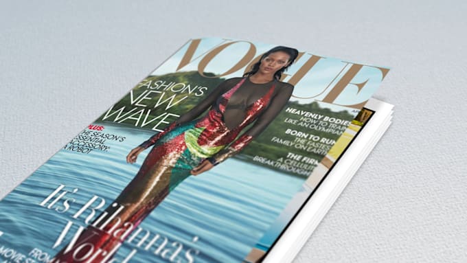 do custom book or magazine promo or trailer with page flip animation