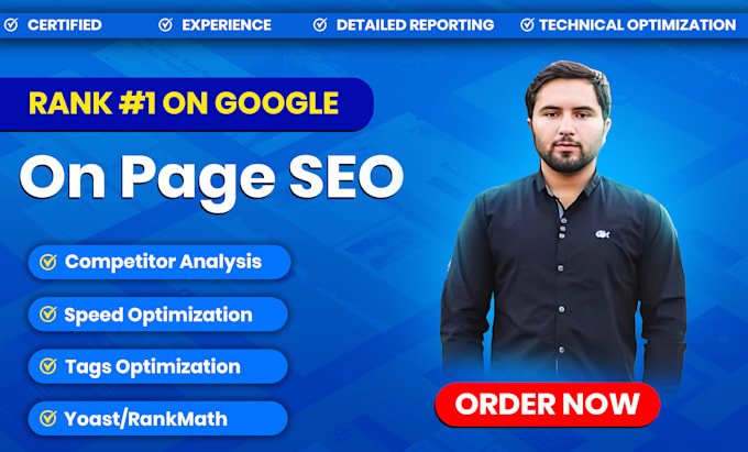 do onpage SEO, and technical optimization of wordpress, wix, squarespace sites
