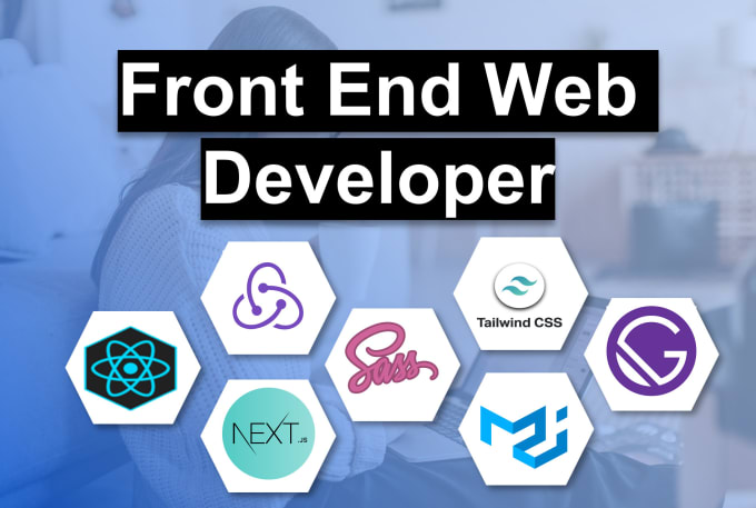 Do frontend web development using react js and next js by ...