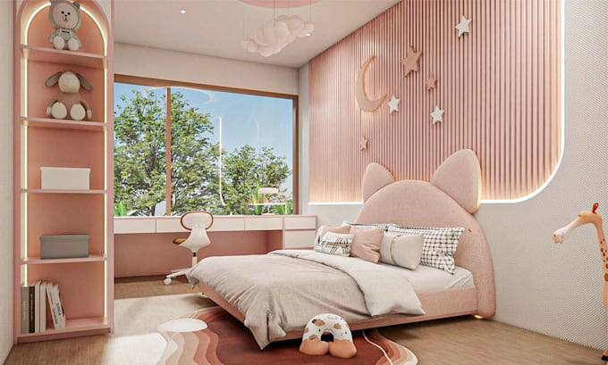 interior design with rendering