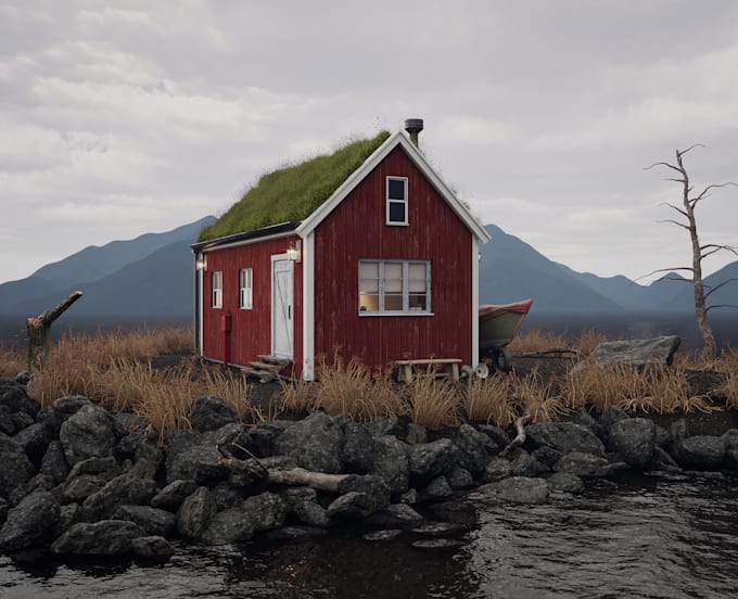 render your building archviz exterior