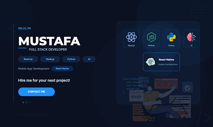 be your react native developer
