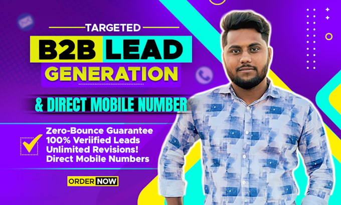 provide b2b lead generation with verified emails and direct mobile numbers