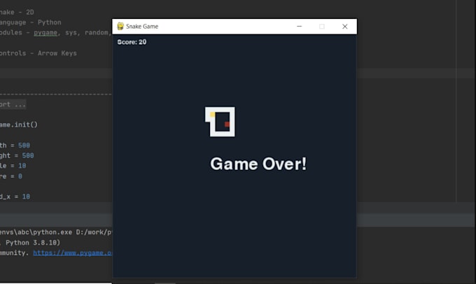 Sell a ready snack 2d game in python with source code by Marwanamhita ...