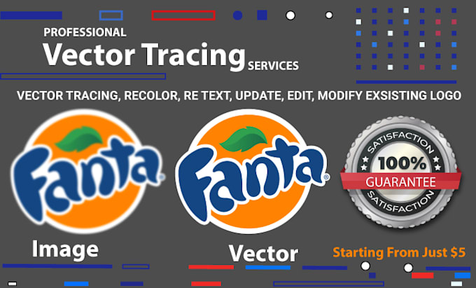 vectorize, edit, redesign, fix, update and modify your logo