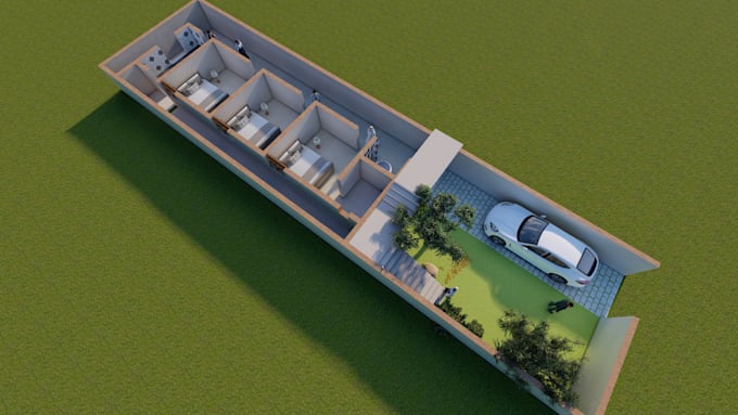 make isometric 3d view floor plan