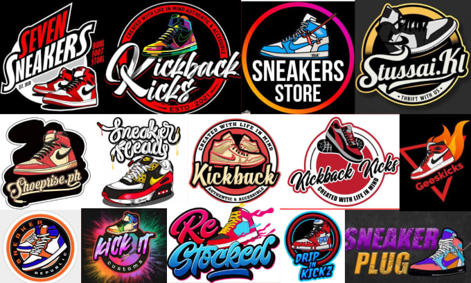 Make a logo vector of your premium shoes brand or a sneaker store by ...