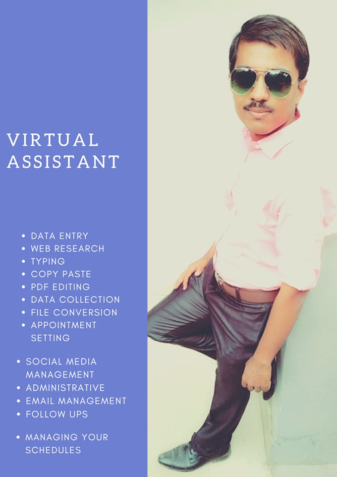 be your professional virtual assistant