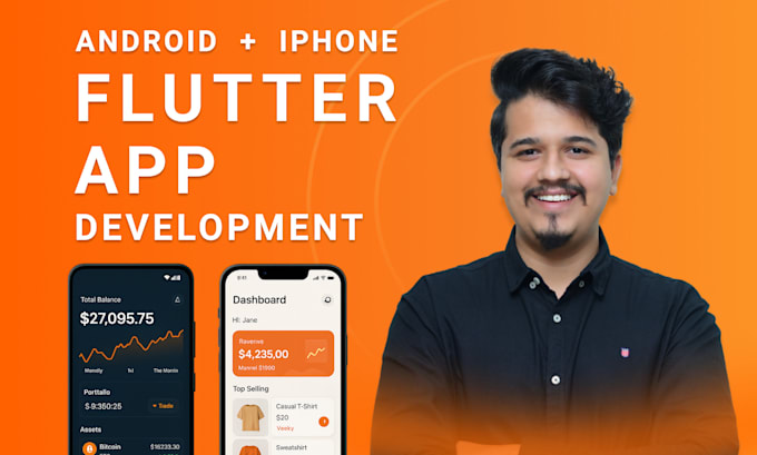 be your flutter app developer for android app development or ios app development