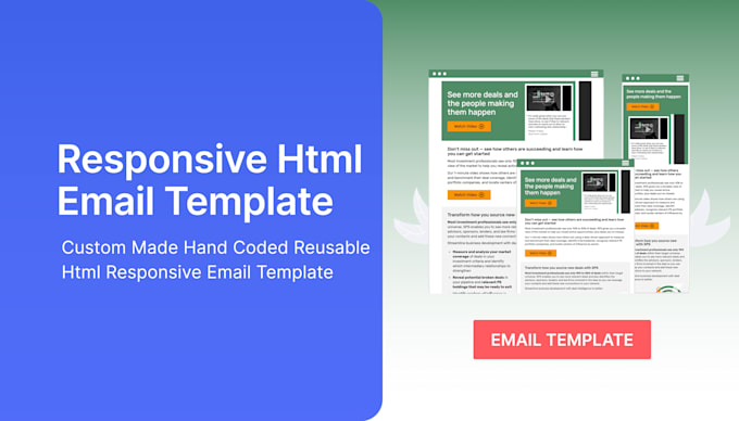 convert your email design to responsive HTML for all email clients