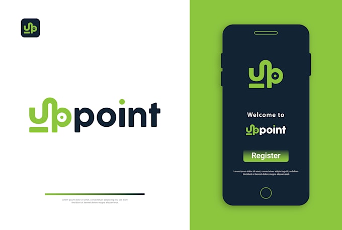do modern text based, font, initial text, letter mark, or wordmark logo design