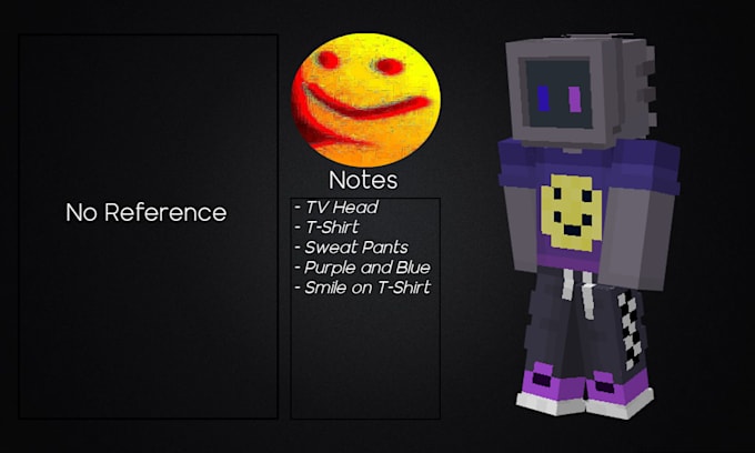 create a custom minecraft skin from scratch or reference