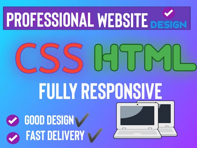 Code a simple responsive website with html and css by Asir_bd | Fiverr
