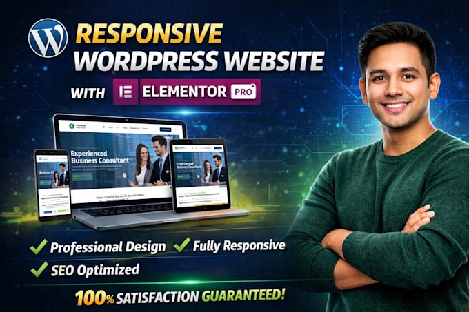 create wordpress website design and development