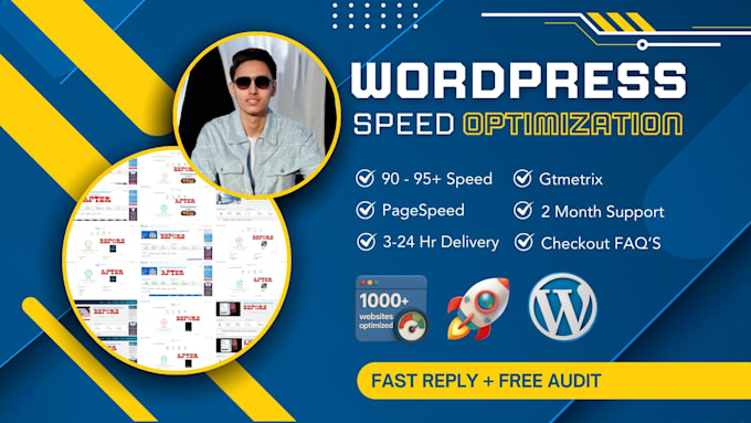 speed up wordpress website within 3 hours on gtmetrix and pagespeed