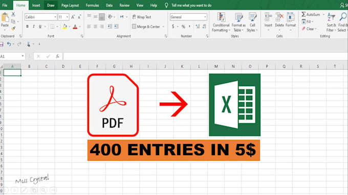 convert image, PDF to excel, CSV