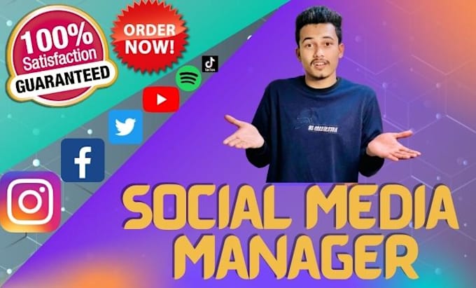 Do your social media manage and content creator by