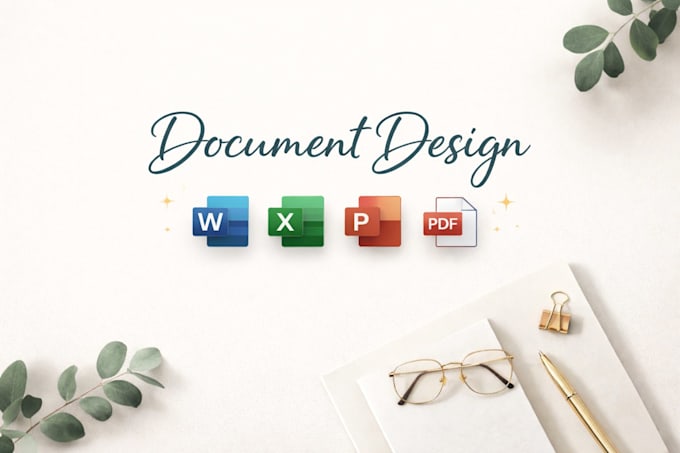 professionally edit and design any document for you