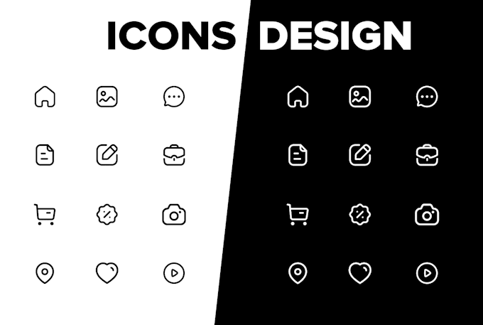 design a professional icons for your project
