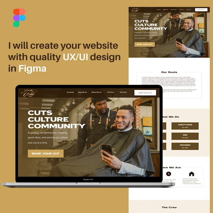 Create your website with quality ux ui design in figma by ...