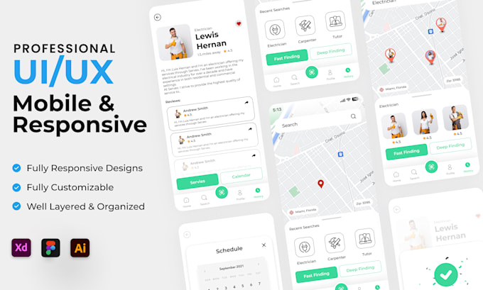 do professional ui ux design for your mobile app