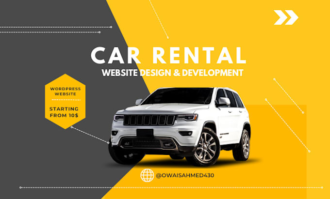 build car rental website