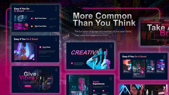 design clean and interactive powerpoint presentation