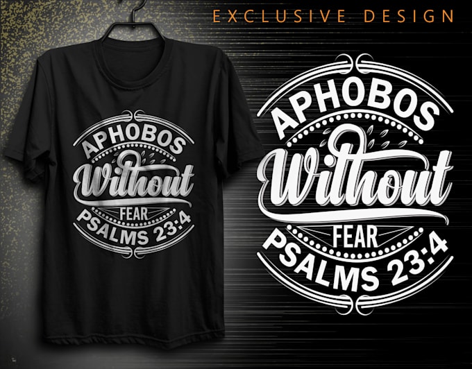 create unique custom graphic and typography t shirt design