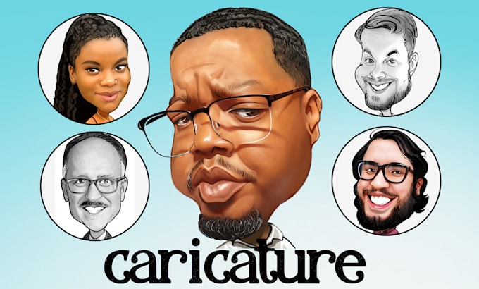 draw professional caricature from your photo