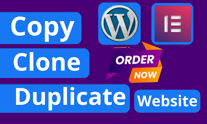 design, redesign, copy clone website using wordpress and elementor pro